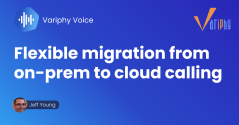 Flexible migration from on-prem to cloud calling